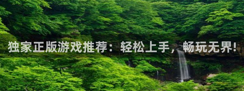 赢咖娱乐平台官网入口：独家正版游戏推荐：轻松上手，畅玩无界!